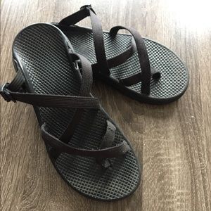 Black Chaco Sandals without Back Strap - RARE